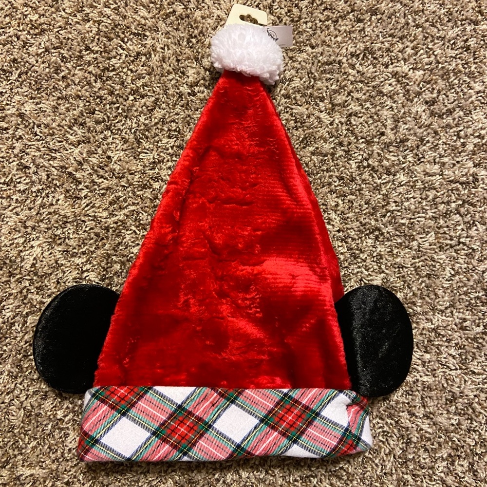 Disney Parks Mickey Ears Santa Hat